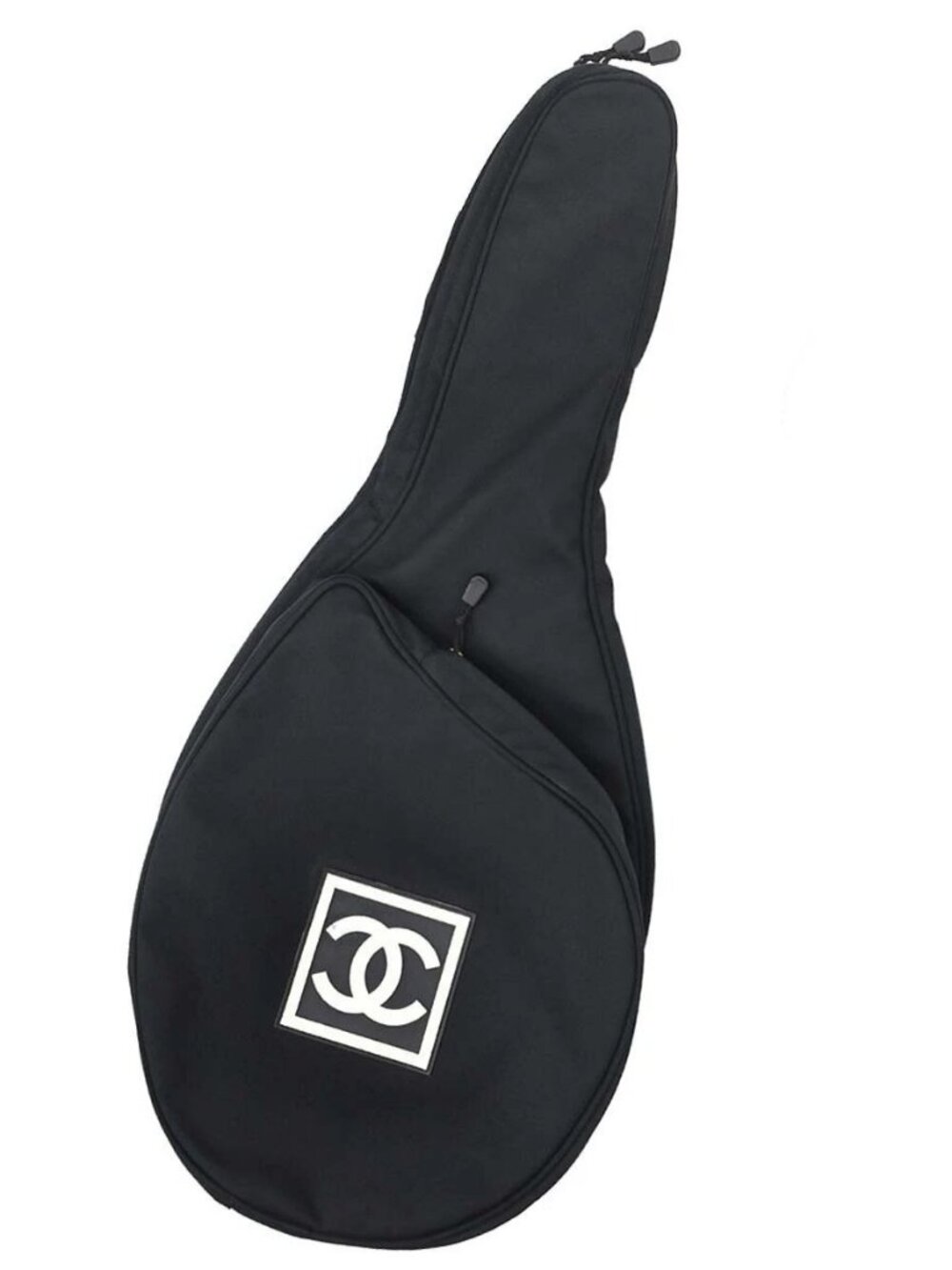 Chanel Black Nylon Sport Line Tennis Racket Case